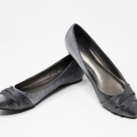 Kelly Katie Shoes Kelly Katie Womens Womens Silver Flats